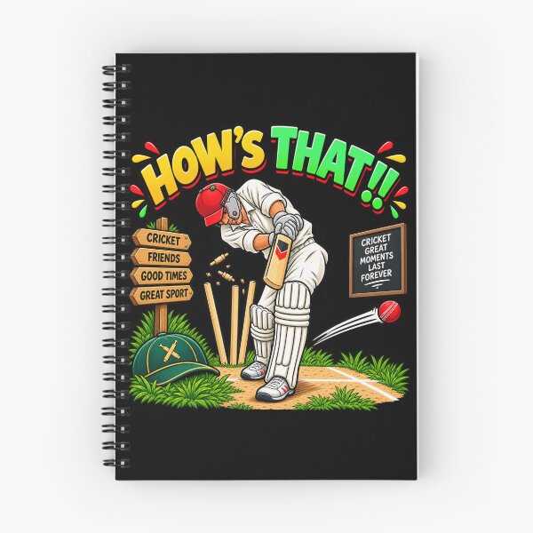 Item preview, Funny Cricket Gift – How’s That! Match Day designed and sold by mygiftideas.