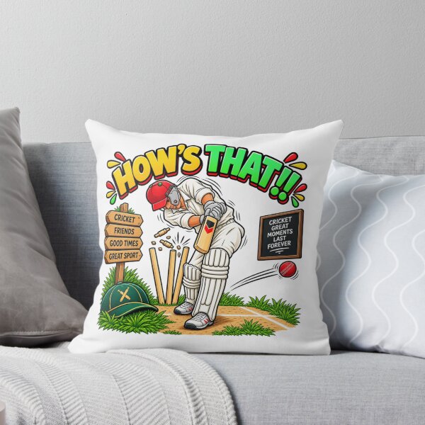 Item preview, Funny Cricket Gift – How’s That! Match Day designed and sold by mygiftideas.