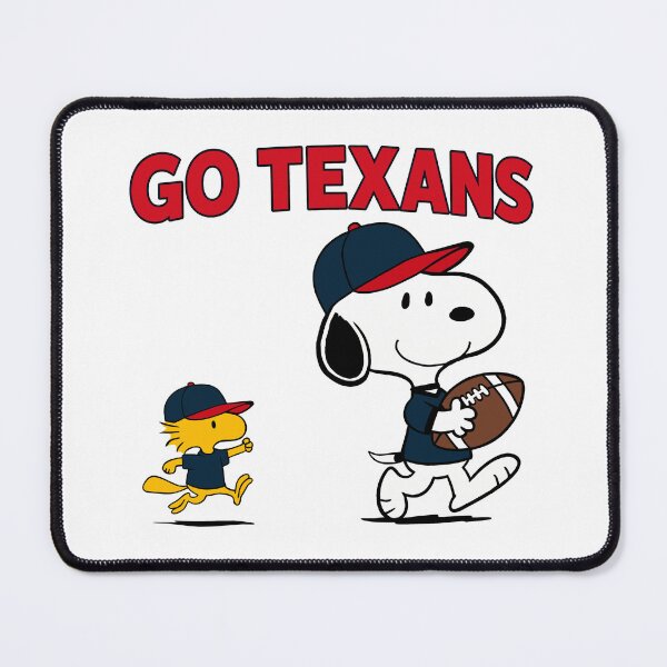 Item preview, Snoopy & Woodstock Houston Texans Football Retro F626 designed and sold by GLUVY-THEME.