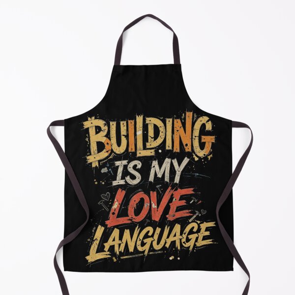 Item preview, Funny Quote Building is My Love Language Mark Saying designed and sold by CF_VintageDesign.