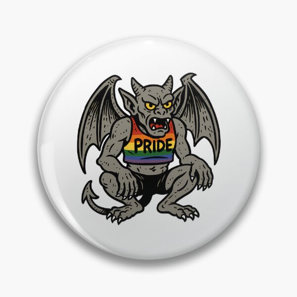 Item preview, Gay Pride Gargoyle designed and sold by bourg-libbie.