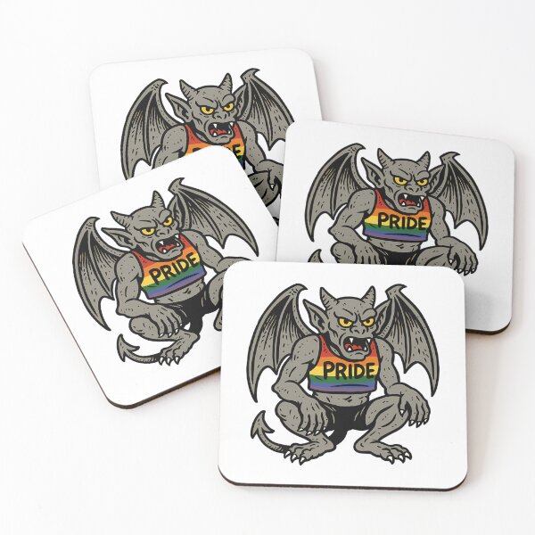 Item preview, Gay Pride Gargoyle designed and sold by bourg-libbie.