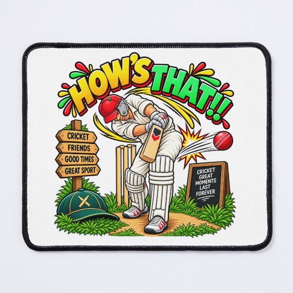 Item preview, Funny Cricket Gift – How’s That! Cricket Fan designed and sold by mygiftideas.