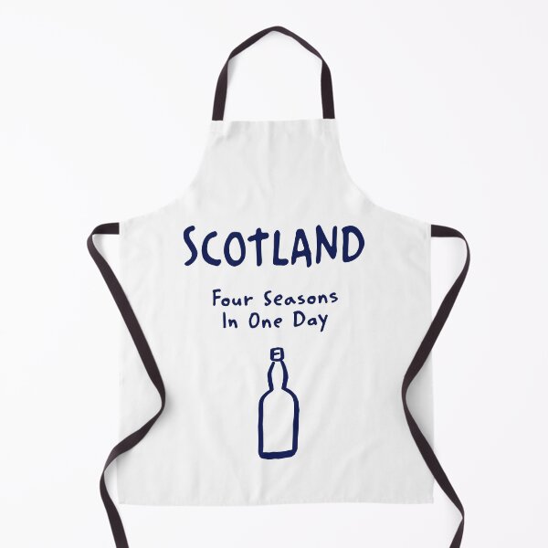 Item preview, Scotland – "Four Seasons In One Day" Funny Quote Print designed and sold by MarkedArtPrints.