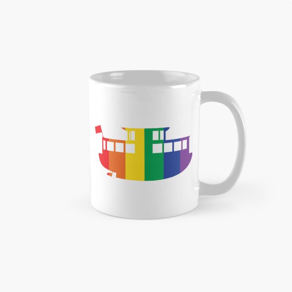 Item preview, Rainbow Pride Flag Boat Silhouette Vector Art designed and sold by SharonGristgvf.