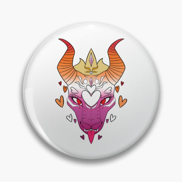 Item preview, Lesbian Pride Dragon designed and sold by bourg-libbie.