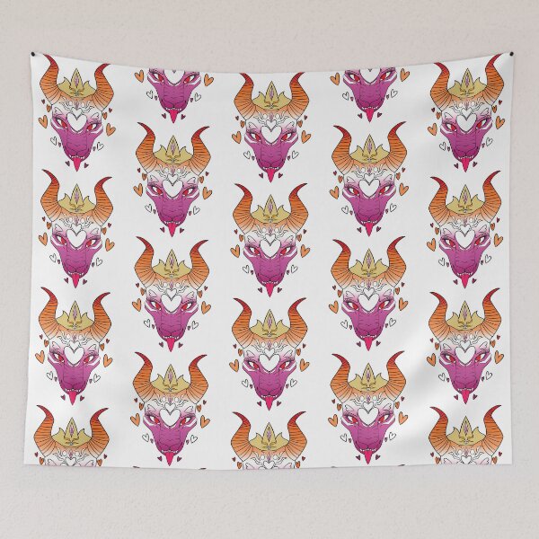 Item preview, Lesbian Pride Dragon designed and sold by bourg-libbie.
