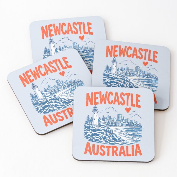 Item preview, Newcastle Australia Retro City designed and sold by HowToCanadian.