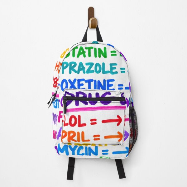 Item preview, Drug Suffixes Pharmacology Nursing Student Sticker designed and sold by isokinetic.