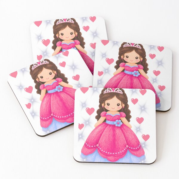 Item preview, Cute Little Princess in Pink Dress designed and sold by Sk1628.