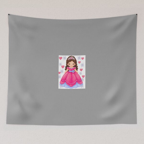 Item preview, Cute Little Princess in Pink Dress designed and sold by Sk1628.
