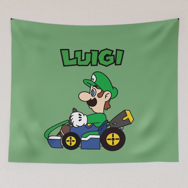 Item preview, Luigi kart Racing  designed and sold by Arty Tees .