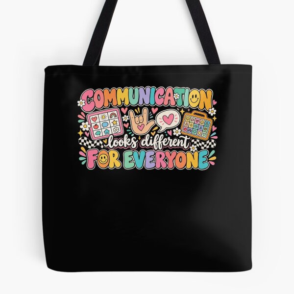 Item preview, Communication Looks Different For Everyone Neurodiversity Autism Advocate designed and sold by drawwiika+44.