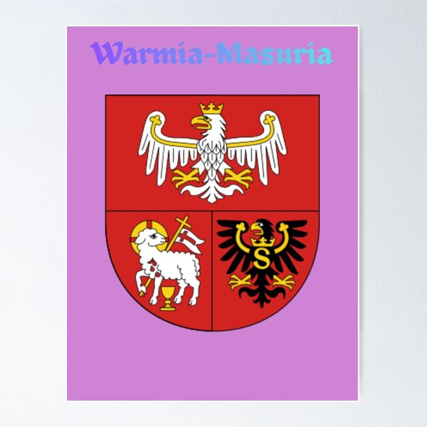 Item preview, Warmie Masuria.The coats of arms of Poland's voivodeships are a symbol of our country, so I am publishing all of them for Poles. designed and sold by adamoliv.