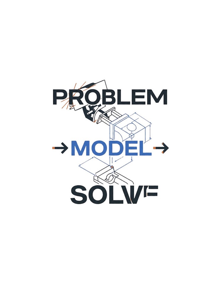 Thumbnail 4 of 4, iPhone Case, Problem Model Solve Engineering Design designed and sold by Mora2023.