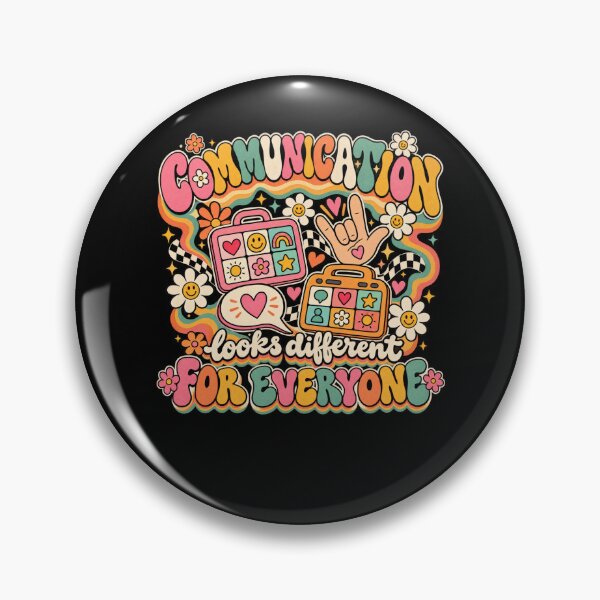 Item preview, Communication Looks Different For Everyone Neurodiversity Autism Awareness Inclusion designed and sold by drawwiika+44.