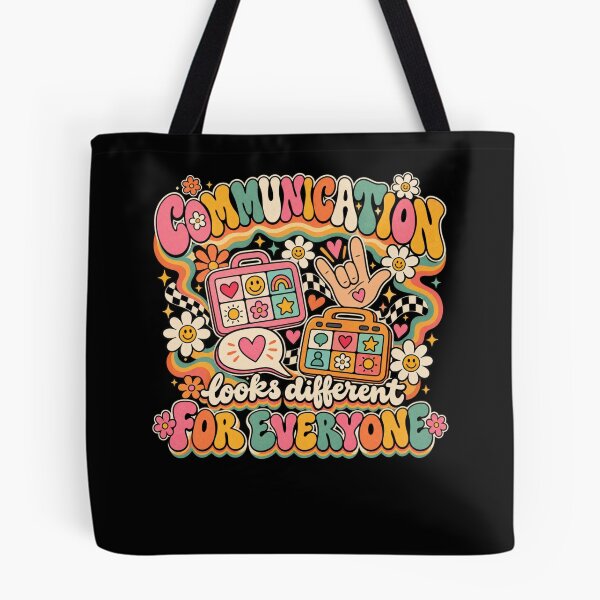 Item preview, Communication Looks Different For Everyone Neurodiversity Autism Awareness Inclusion designed and sold by drawwiika+44.