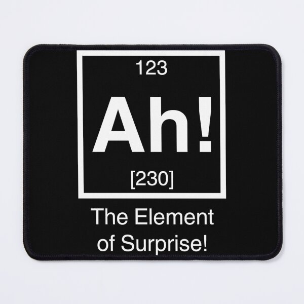 Item preview, Ah The Element Of Surprise designed and sold by WINTER-FADE.