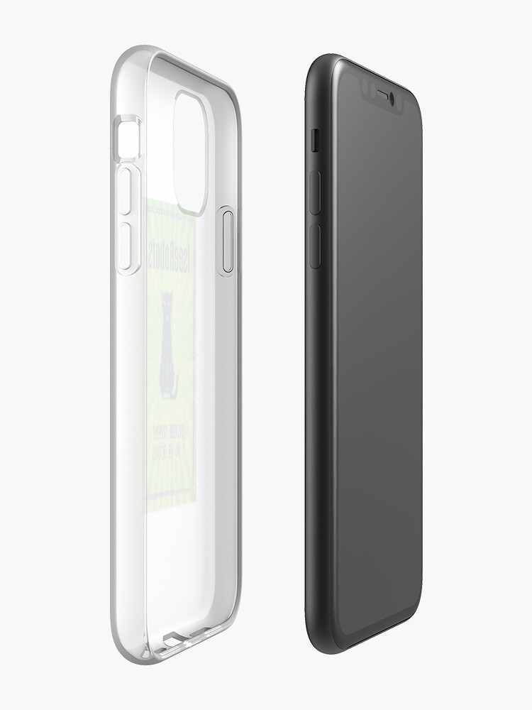 Alternate view of Green Haunted Soap Black Cat Sticker iPhone Case & Cover