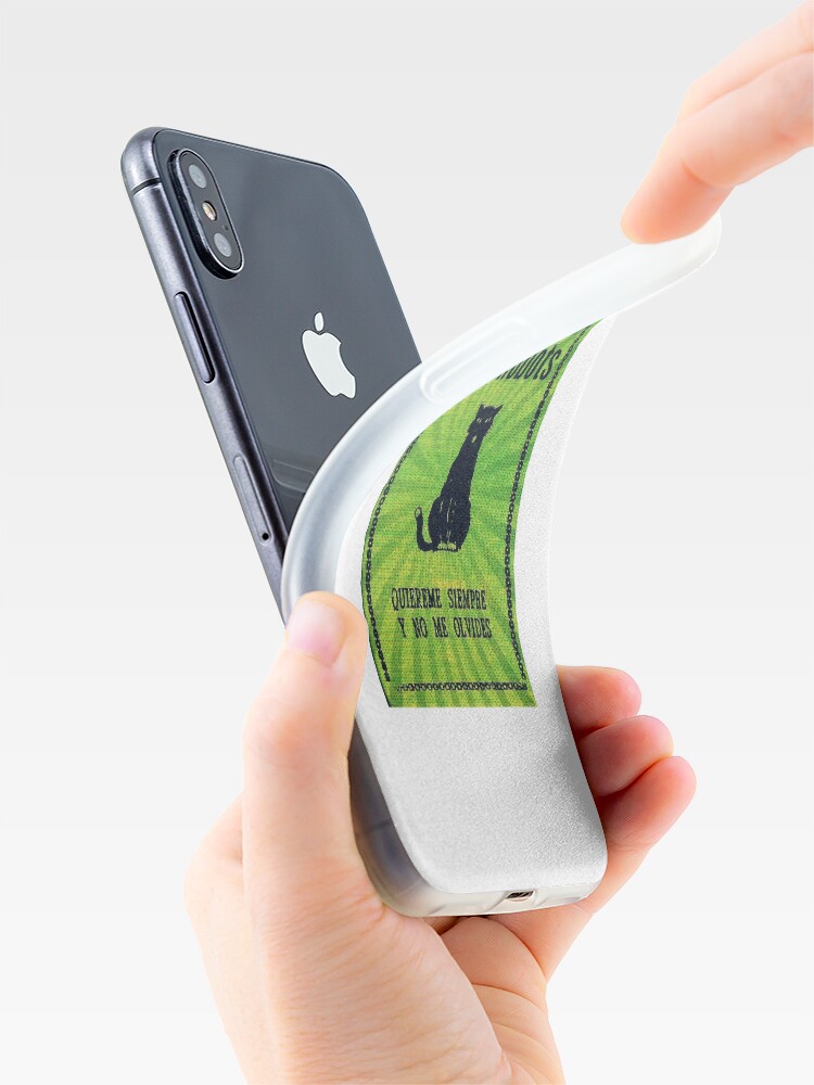 Alternate view of Green Haunted Soap Black Cat Sticker iPhone Case & Cover