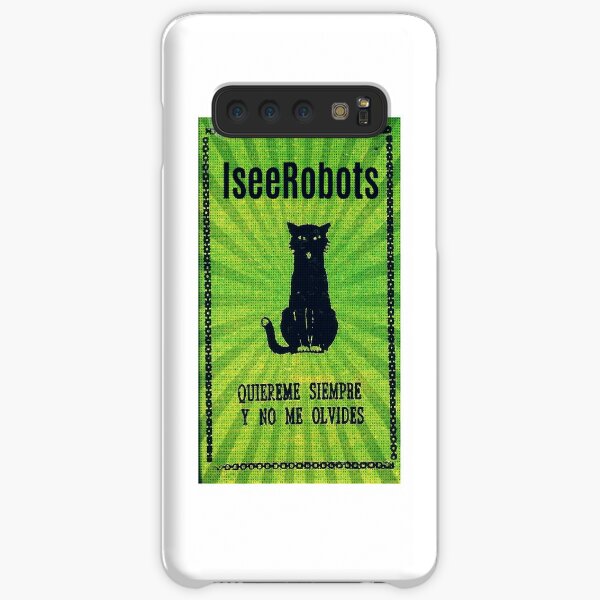 Green Haunted Soap Black Cat Sticker Samsung Galaxy Snap Case