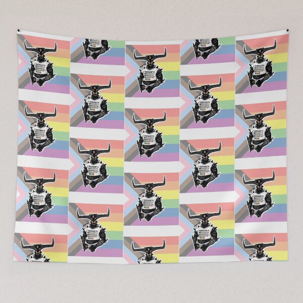 Item preview, Pride Demon Flag Background designed and sold by bourg-libbie.