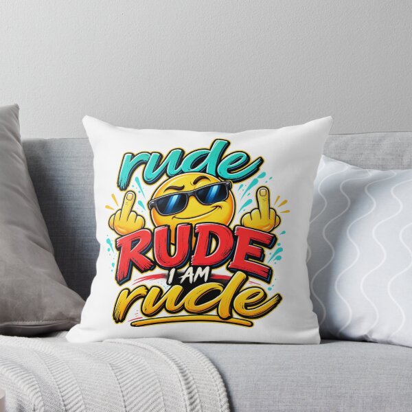 Item preview, Funny Rude Attitude Quote – I Am Rude designed and sold by mygiftideas.