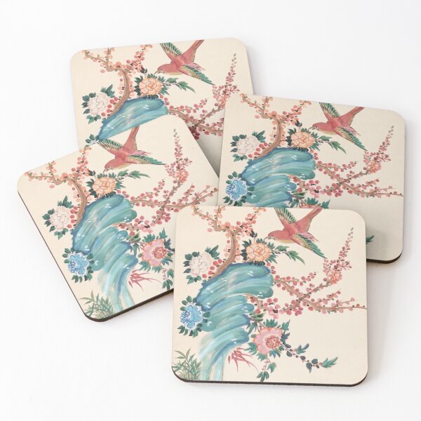 Item preview, Vintage Asian Bird and Floral Art designed and sold by Lilystore8888.