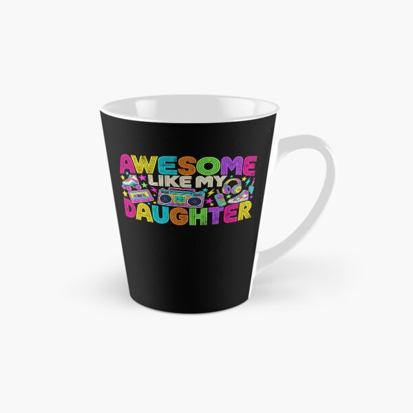 Item preview, Awesome Like My Daughter Mom Dad Retro 80s 90s designed and sold by drawwiika+44.
