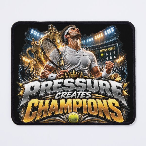 Item preview, Pressure Creates Champions | Tennis Grand Slam Championship Motivation Design designed and sold by M. Mamdouh Artworks.