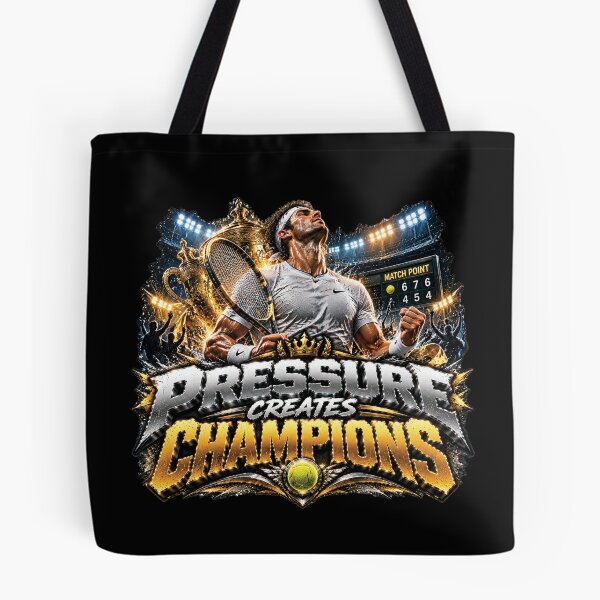 Item preview, Pressure Creates Champions | Tennis Grand Slam Championship Motivation Design designed and sold by M. Mamdouh Artworks.