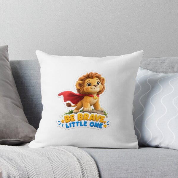 Item preview, Be Brave Little Lion Inspirational Sticker designed and sold by mihanaaa14.