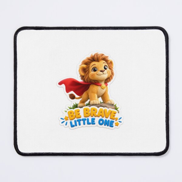 Item preview, Be Brave Little Lion Inspirational Sticker designed and sold by mihanaaa14.