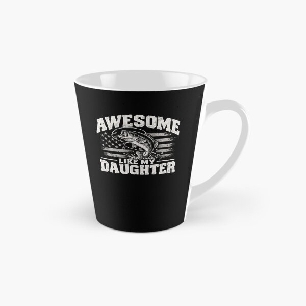 Item preview, Awesome Like My Daughter Fishing Dad Father Daughter Angler Gift designed and sold by drawwiika+44.