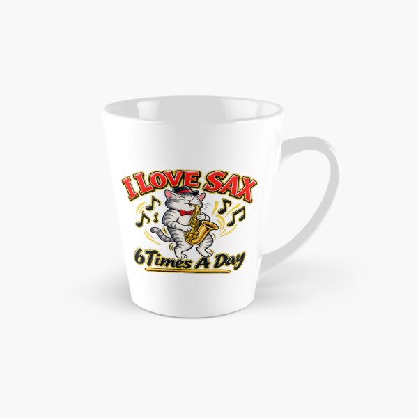 Item preview, Funny Saxophone Cat – I Love Sax designed and sold by mygiftideas.