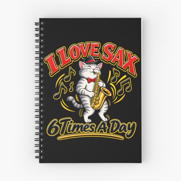 Item preview, Funny Saxophone Cat – I Love Sax designed and sold by mygiftideas.
