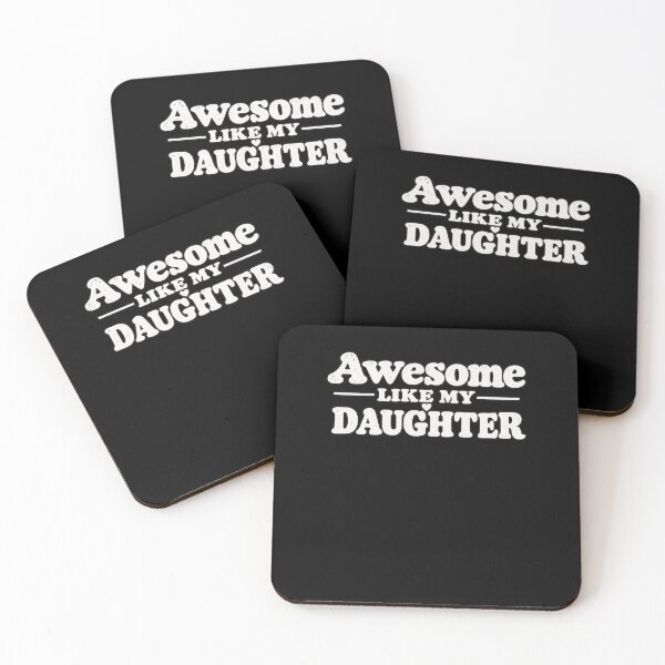 Item preview, Awesome Like My Daughter Proud Parent Family Father Mother Dad Mom designed and sold by drawwiika+44.