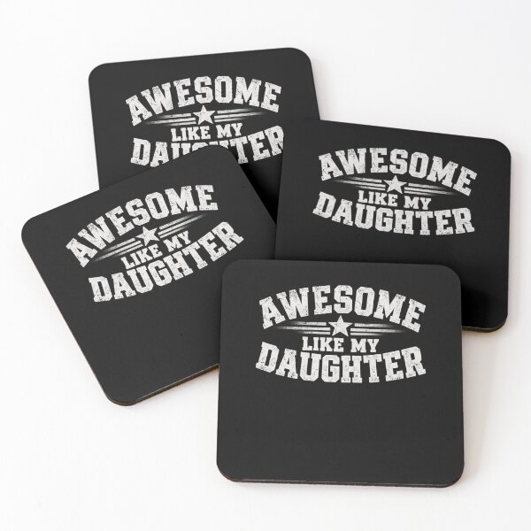 Item preview, Awesome Like My Daughter Parent Dad Mom Family Gift designed and sold by drawwiika+44.