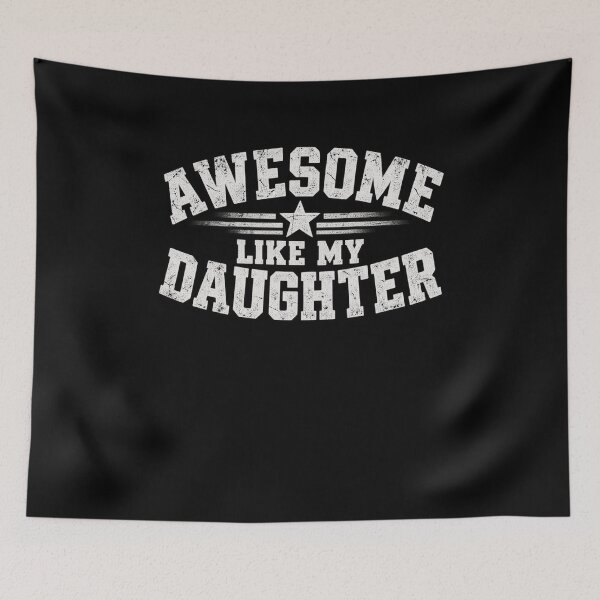 Item preview, Awesome Like My Daughter Parent Dad Mom Family Gift designed and sold by drawwiika+44.