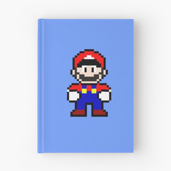 Aperçu de l'œuvre Mario en pixel art 8 bits créée et vendue par Arty Tees .