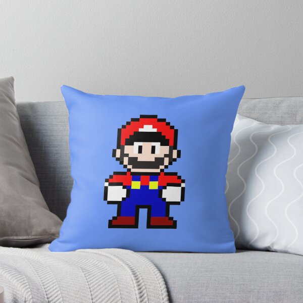 Aperçu de l'œuvre Mario en pixel art 8 bits créée et vendue par Arty Tees .