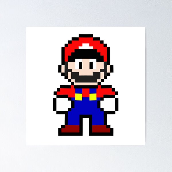 Item preview, Mario 8 bit pixel art  designed and sold by Arty Tees .