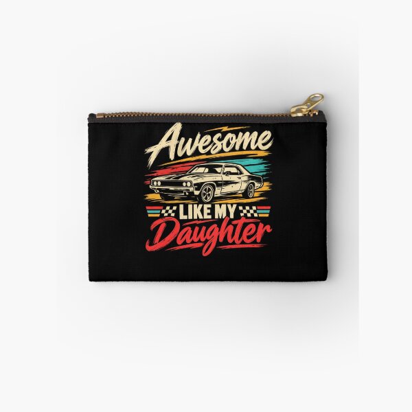 Item preview, Awesome Like My Daughter classic Car Dad Father Daughter Gift designed and sold by drawwiika+44.