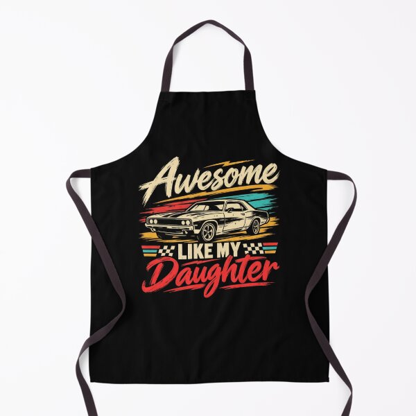 Item preview, Awesome Like My Daughter classic Car Dad Father Daughter Gift designed and sold by drawwiika+44.