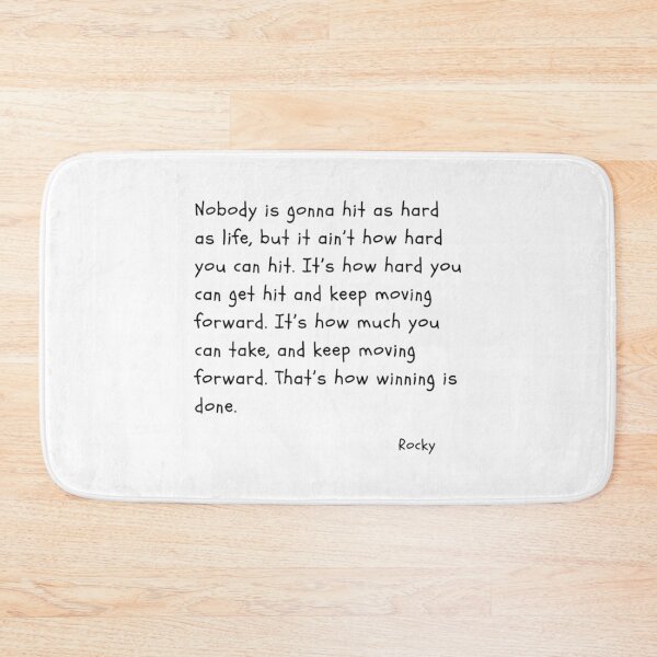 Item preview, Nobody Is Gonna Hit As Hard As Life designed and sold by daelyn-beardsl.