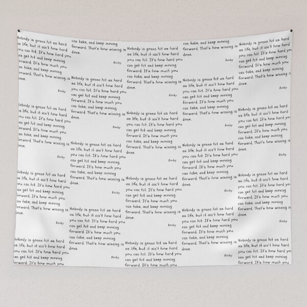Item preview, Nobody Is Gonna Hit As Hard As Life designed and sold by daelyn-beardsl.