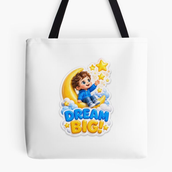 Item preview, Dream Big Moon Star Child Sticker designed and sold by mihanaaa14.