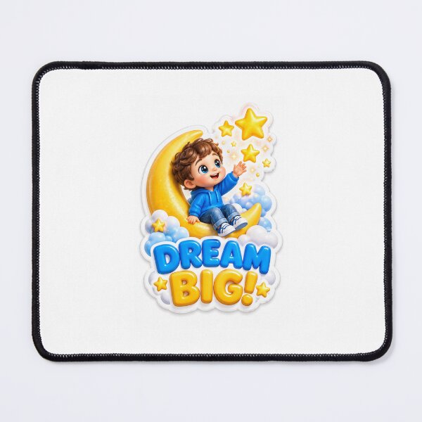 Item preview, Dream Big Moon Star Child Sticker designed and sold by mihanaaa14.