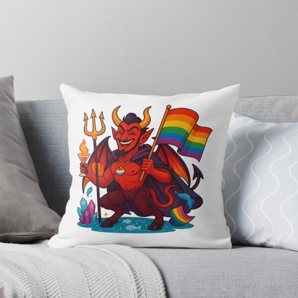 Item preview, Pride Devil With Trident And Cocktail designed and sold by bourg-libbie.