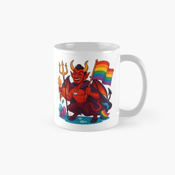 Item preview, Pride Devil With Trident And Cocktail designed and sold by bourg-libbie.
